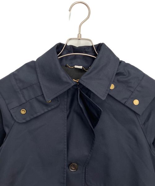 COACH（コーチ）COACH (コーチ) フーデッド トレンチ ネイビー サイズ:4の古着・服飾アイテム