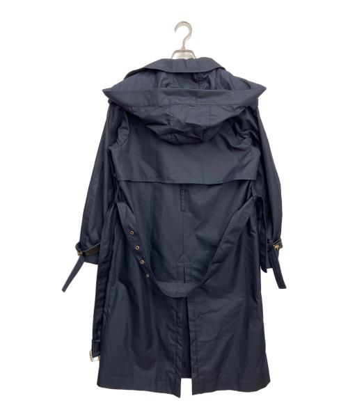 COACH（コーチ）COACH (コーチ) フーデッド トレンチ ネイビー サイズ:4の古着・服飾アイテム