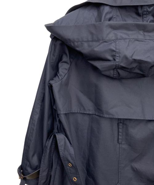 COACH（コーチ）COACH (コーチ) フーデッド トレンチ ネイビー サイズ:4の古着・服飾アイテム