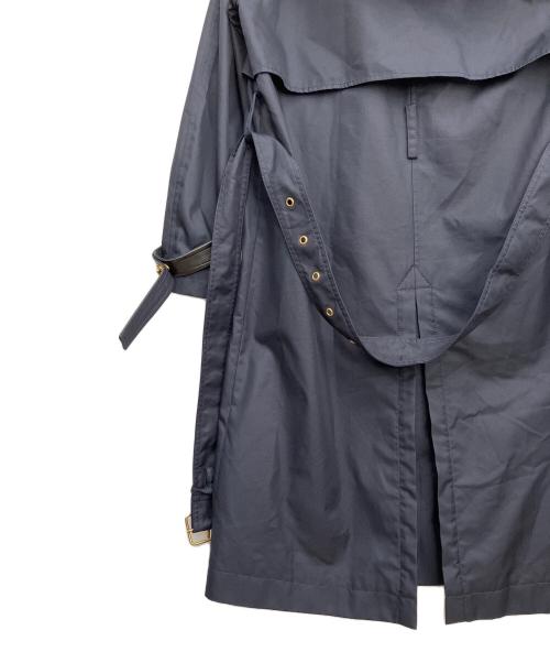 COACH（コーチ）COACH (コーチ) フーデッド トレンチ ネイビー サイズ:4の古着・服飾アイテム