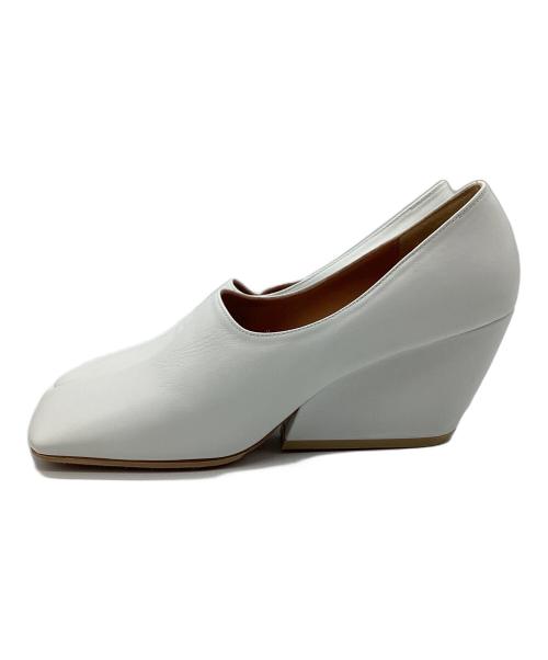 Pippichic（ピッピシック）Pippichic (ピッピシック) LINDA スクエアトゥヒール ホワイト サイズ:23.5の古着・服飾アイテム