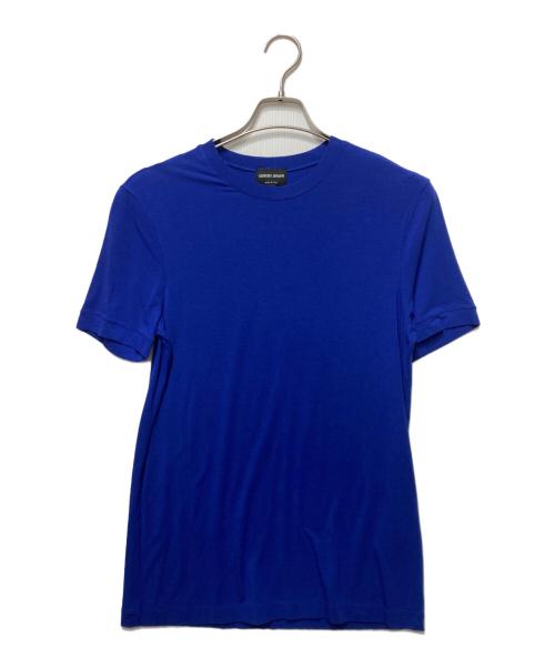 GIORGIO ARMANI（ジョルジョアルマーニ）GIORGIO ARMANI (ジョルジョアルマーニ) Tシャツ ブルー サイズ:48の古着・服飾アイテム