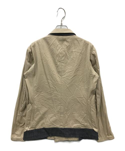 Junhashimoto（ジュンハシモト）junhashimoto (ジュンハシモト) ダブルジャケット ベージュ サイズ:2の古着・服飾アイテム