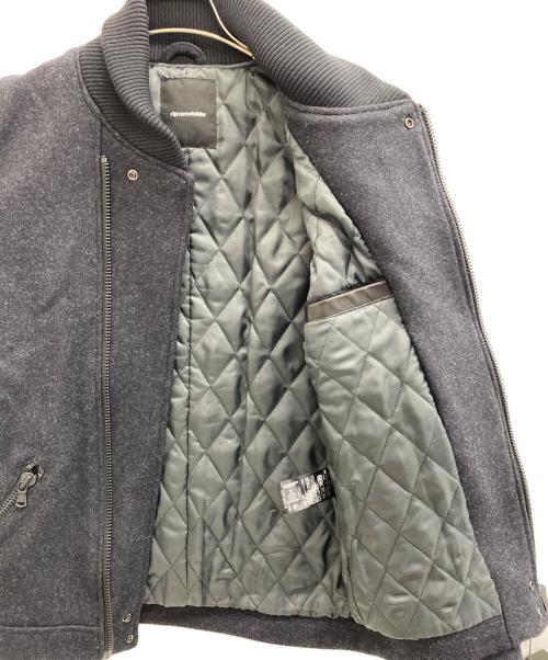 ripvanwinkle（リップヴァンウィンクル）ripvanwinkle (リップヴァンウィンクル) スタジアムブルゾン ネイビー サイズ:3 未使用品の古着・服飾アイテム