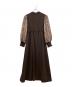 ANDRESD (アンドレスド) スリーブエンブロイダリードレス ブラウン サイズ:L：9000円