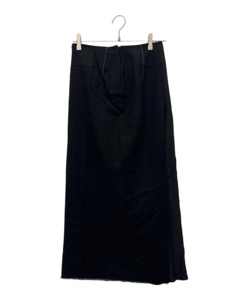 YOHJI YAMAMOTO（ヨウジヤマモト）YOHJI YAMAMOTO (ヨウジヤマモト) バック切替ロングスカート ブラック サイズ:1の古着・服飾アイテム