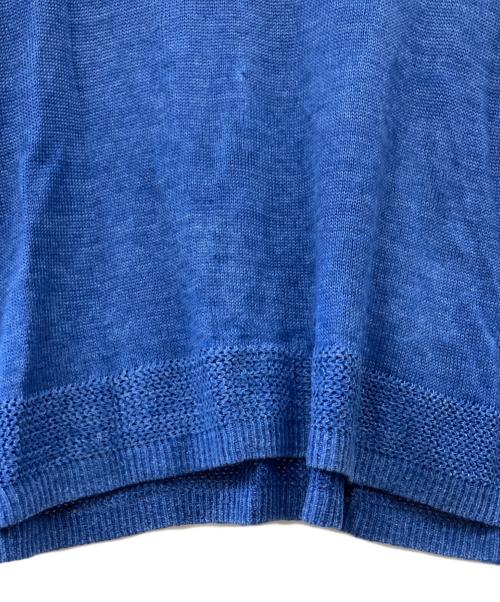KAPITAL（キャピタル）KAPITAL (キャピタル) リネンワイドニット ブルー サイズ:3の古着・服飾アイテム