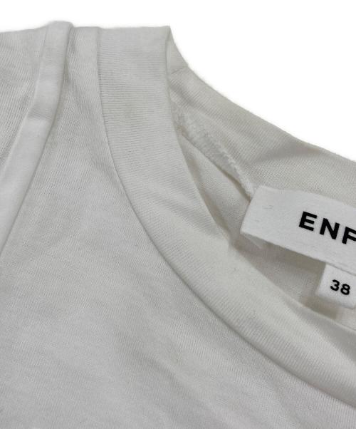 ENFOLD（エンフォルド）ENFOLD (エンフォルド) MEMORY-HEM PULLOVER 300HS280-2790 ホワイト サイズ:38の古着・服飾アイテム