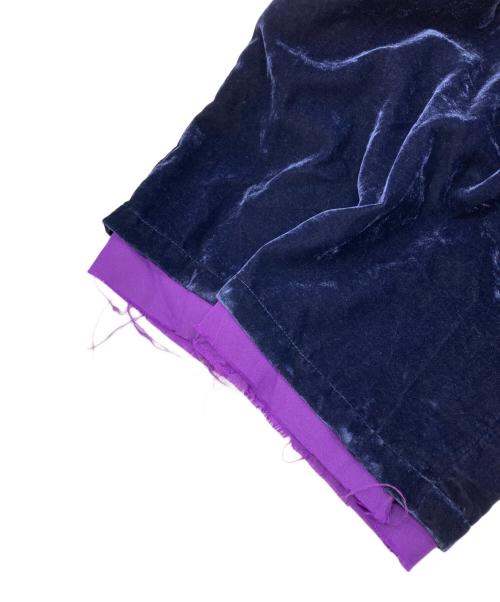 Needles（ニードルズ）Needles (ニードルズ) ベロアワイドパンツ ネイビー サイズ:2の古着・服飾アイテム