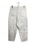 H BEAUTY&YOUTH (エイチ ビューティー&ユース) WHITE DENIM 5P PANTS ワイドデニム ホワイト サイズ:M：5000円