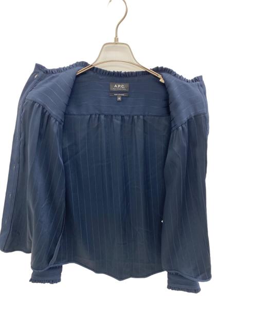 A.P.C.（アーペーセー）A.P.C. (アーペーセー) ブラウス ネイビー サイズ:36の古着・服飾アイテム