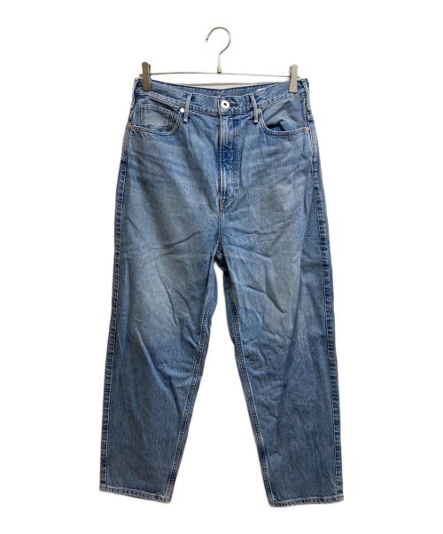 upper hights（アッパーハイツ）upper hights (アッパーハイツ) THE FIG ハイライズワイドテーパードシルエットデニムパンツ インディゴ サイズ:27の古着・服飾アイテム