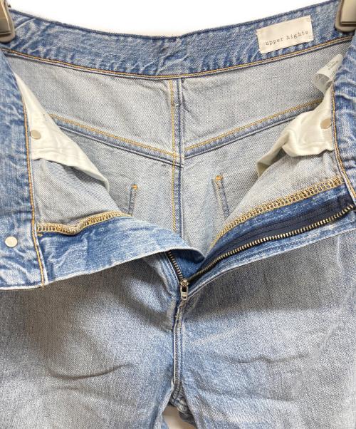 upper hights（アッパーハイツ）upper hights (アッパーハイツ) THE FIG ハイライズワイドテーパードシルエットデニムパンツ インディゴ サイズ:27の古着・服飾アイテム
