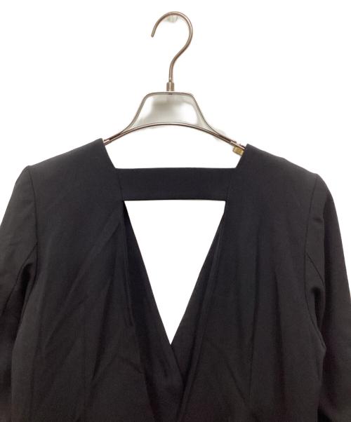 ETRE TOKYO（エトレトウキョウ）ETRE TOKYO (エトレトウキョウ) ノーカラーロングジャケット ブラック サイズ:Sの古着・服飾アイテム