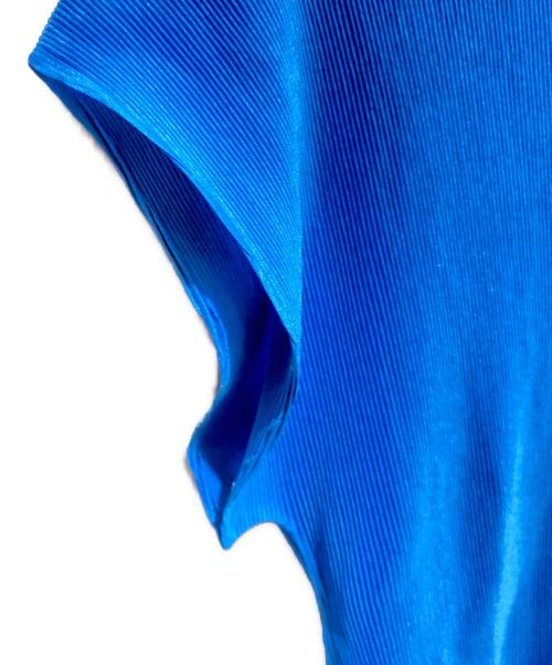 PLEATS PLEASE（プリーツプリーズ）PLEATS PLEASE (プリーツプリーズ) プリーツカットソー ブルー サイズ:FREEの古着・服飾アイテム