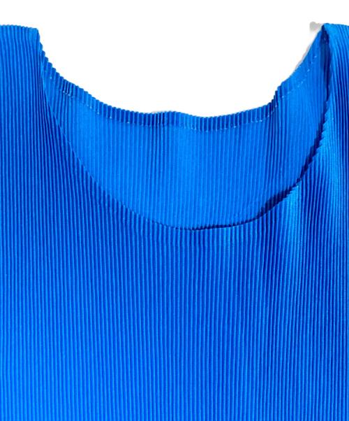 PLEATS PLEASE（プリーツプリーズ）PLEATS PLEASE (プリーツプリーズ) プリーツカットソー ブルー サイズ:FREEの古着・服飾アイテム