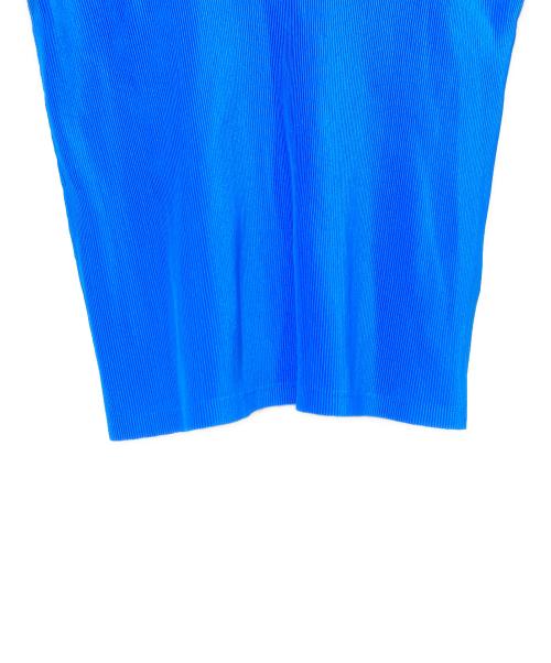 PLEATS PLEASE（プリーツプリーズ）PLEATS PLEASE (プリーツプリーズ) プリーツカットソー ブルー サイズ:FREEの古着・服飾アイテム