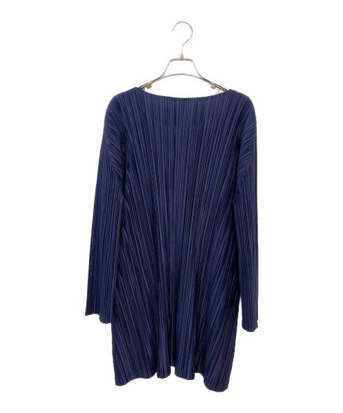 PLEATS PLEASE（プリーツプリーズ）PLEATS PLEASE (プリーツプリーズ) プリーツワンピース ネイビー サイズ:３の古着・服飾アイテム
