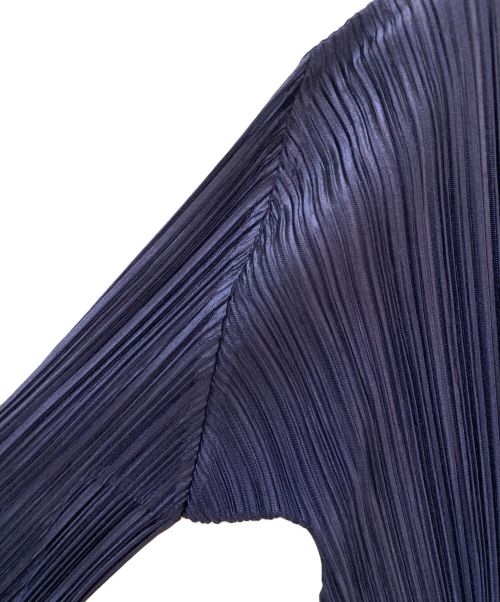 PLEATS PLEASE（プリーツプリーズ）PLEATS PLEASE (プリーツプリーズ) プリーツワンピース ネイビー サイズ:３の古着・服飾アイテム