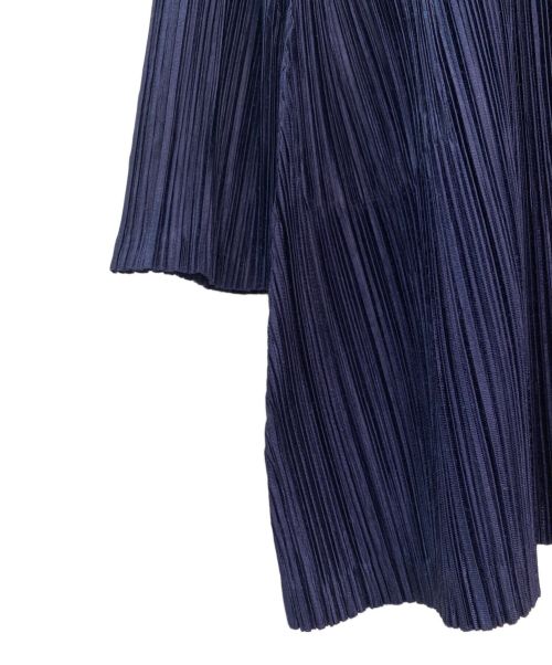 PLEATS PLEASE（プリーツプリーズ）PLEATS PLEASE (プリーツプリーズ) プリーツワンピース ネイビー サイズ:３の古着・服飾アイテム