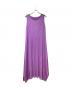 PLEATS PLEASE（プリーツプリーズ）の古着「ノースリーブワンピース」｜パープル