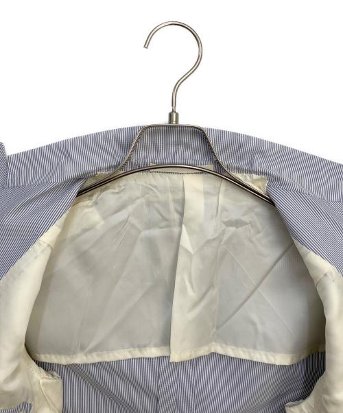RING JACKET（リングジャケット）RING JACKET (リングジャケット) コットンシルク1Bジャケット ブルー サイズ:40の古着・服飾アイテム