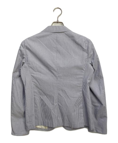 RING JACKET（リングジャケット）RING JACKET (リングジャケット) コットンシルク1Bジャケット ブルー サイズ:40の古着・服飾アイテム