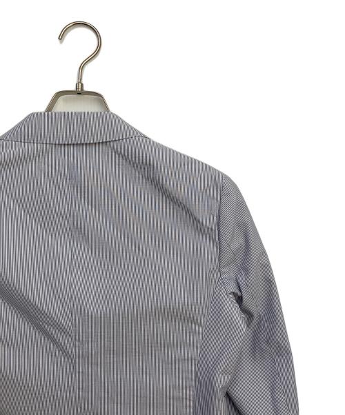 RING JACKET（リングジャケット）RING JACKET (リングジャケット) コットンシルク1Bジャケット ブルー サイズ:40の古着・服飾アイテム