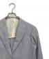 中古・古着 RING JACKET (リングジャケット) コットンシルク1Bジャケット ブルー サイズ:40：8000円