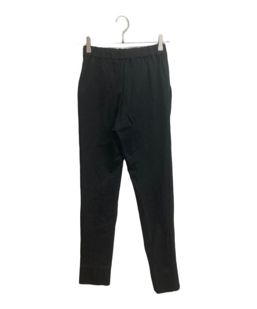 YORI（ヨリ）YORI (ヨリ) ぬくぬくフロントスリットレギパン ブラック サイズ:38の古着・服飾アイテム