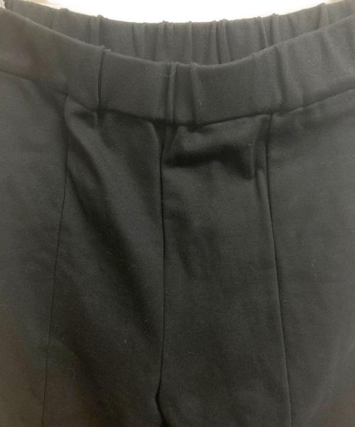 YORI（ヨリ）YORI (ヨリ) ぬくぬくフロントスリットレギパン ブラック サイズ:38の古着・服飾アイテム