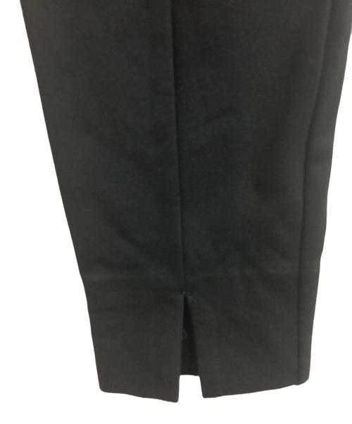 YORI（ヨリ）YORI (ヨリ) ぬくぬくフロントスリットレギパン ブラック サイズ:38の古着・服飾アイテム