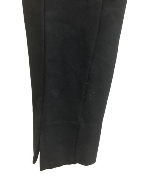 YORI（ヨリ）YORI (ヨリ) ぬくぬくフロントスリットレギパン ブラック サイズ:38の古着・服飾アイテム