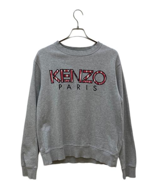 KENZO（ケンゾー）KENZO (ケンゾー) ロゴスウェット グレー サイズ:Lの古着・服飾アイテム