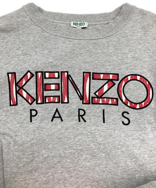 KENZO（ケンゾー）KENZO (ケンゾー) ロゴスウェット グレー サイズ:Lの古着・服飾アイテム