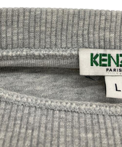 KENZO（ケンゾー）KENZO (ケンゾー) ロゴスウェット グレー サイズ:Lの古着・服飾アイテム