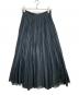 MARILYN MOON（マリリンムーン）の古着「TUCK TECHNIQUE SHEER COTTON SKIRT」｜ブラック