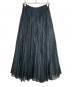 MARILYN MOON (マリリンムーン) TUCK TECHNIQUE SHEER COTTON SKIRT ブラック サイズ:M：10000円