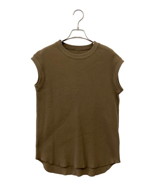 MUSE de Deuxieme Classe（ミューズ ドゥーズィエム クラス）MUSE de Deuxieme Classe (ミューズ ドゥーズィエム クラス) thermal タンクトップ カーキ サイズ:Freeの古着・服飾アイテム