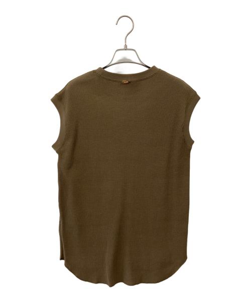MUSE de Deuxieme Classe（ミューズ ドゥーズィエム クラス）MUSE de Deuxieme Classe (ミューズ ドゥーズィエム クラス) thermal タンクトップ カーキ サイズ:Freeの古着・服飾アイテム