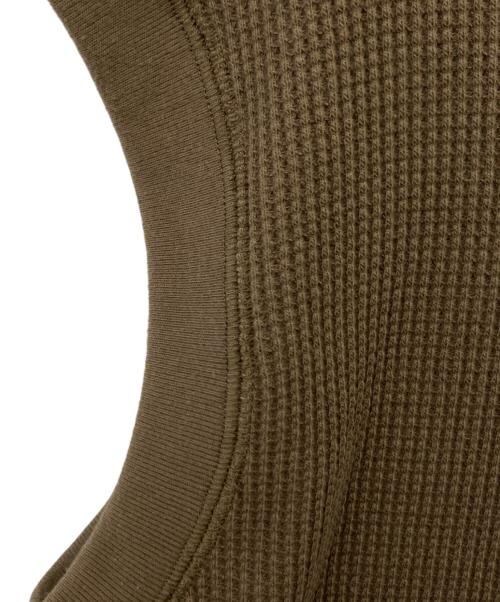 MUSE de Deuxieme Classe（ミューズ ドゥーズィエム クラス）MUSE de Deuxieme Classe (ミューズ ドゥーズィエム クラス) thermal タンクトップ カーキ サイズ:Freeの古着・服飾アイテム