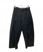 STUDIO NICHOLSONスタジオ ニコルソン）の古着「SORTE/ボリュームパンツ　51-10-799001」｜ブラック