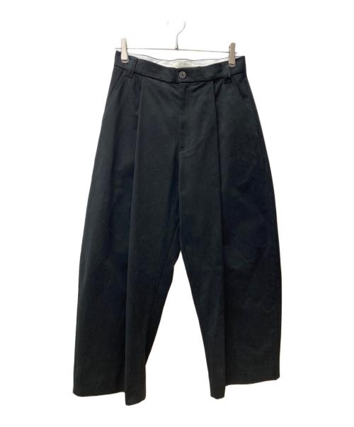 STUDIO NICHOLSON（スタジオ ニコルソン）STUDIO NICHOLSON (スタジオ ニコルソン) SORTE/ボリュームパンツ　51-10-799001 ブラック サイズ:Sの古着・服飾アイテム