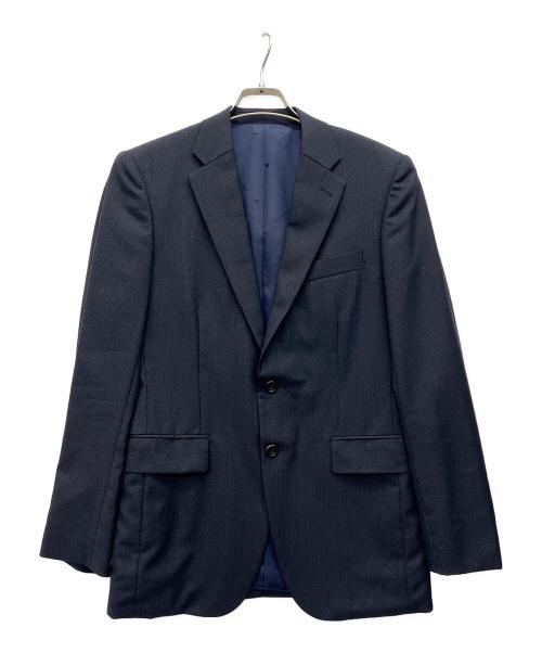 TAKEO KIKUCHI（タケオキクチ）TAKEO KIKUCHI (タケオキクチ) 矢絣スーツ ネイビー サイズ:2の古着・服飾アイテム