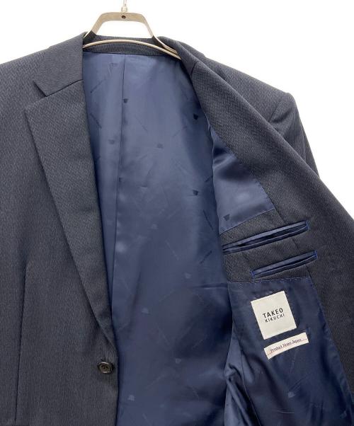 TAKEO KIKUCHI（タケオキクチ）TAKEO KIKUCHI (タケオキクチ) 矢絣スーツ ネイビー サイズ:2の古着・服飾アイテム
