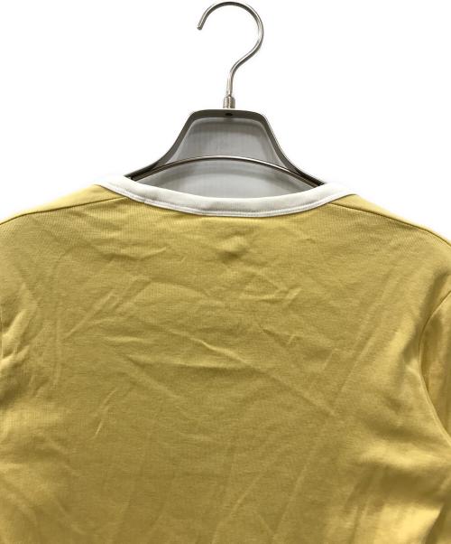 courreges（クレージュ）courreges (クレージュ) Holistic Contrast T-Shirt イエロー サイズ:Sの古着・服飾アイテム