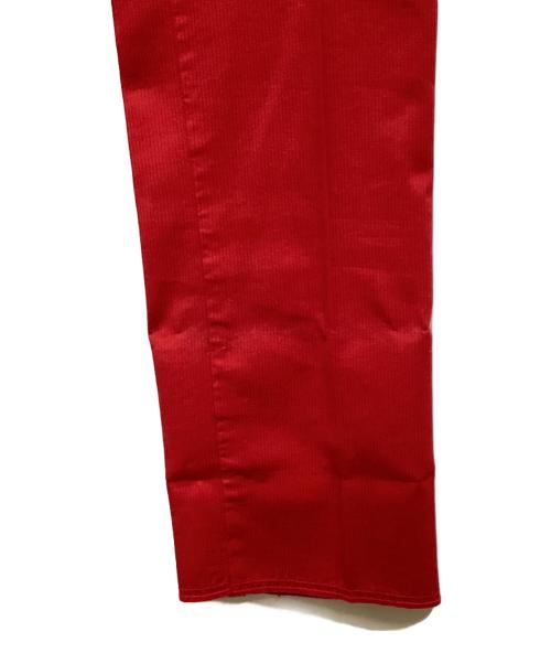 INCOTEX（インコテックス）INCOTEX (インコテックス) BEAMS F (ビームスエフ) ストライプパンツ レッド サイズ:42の古着・服飾アイテム