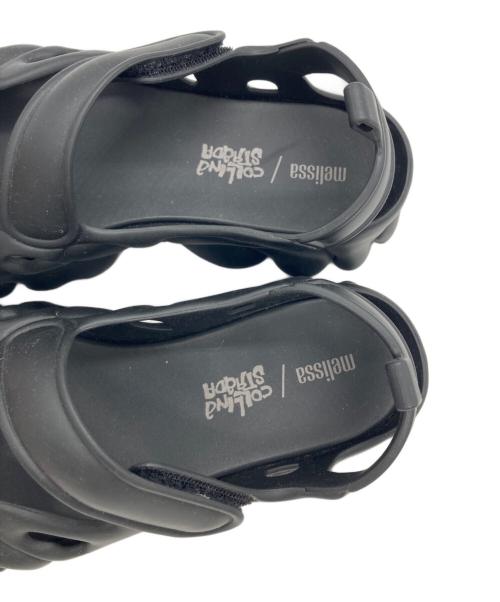 melissa COLLINA STRADA（メリッサコリーナストラーダ）melissa COLLINA STRADA (メリッサコリーナストラーダ) PUFF SANDAL ブラック サイズ:23cmの古着・服飾アイテム