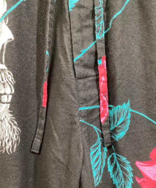 WILDSIDE YOHJI YAMAMOTO（ワイルドサイド ヨウジ ヤマモト）WILDSIDE YOHJI YAMAMOTO (ワイルドサイド ヨウジ ヤマモト) SAINT MICHAEL (セントマイケル) STM PJ PANTS ブラック サイズ:Sの古着・服飾アイテム