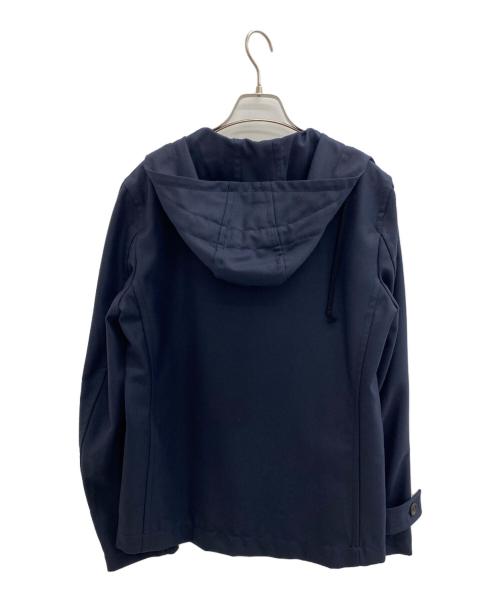 COMME des GARCONS SHIRT（コムデギャルソンシャツ）COMME des GARCONS SHIRT (コムデギャルソンシャツ) フード付ダブルジャケット ネイビー サイズ:Sの古着・服飾アイテム